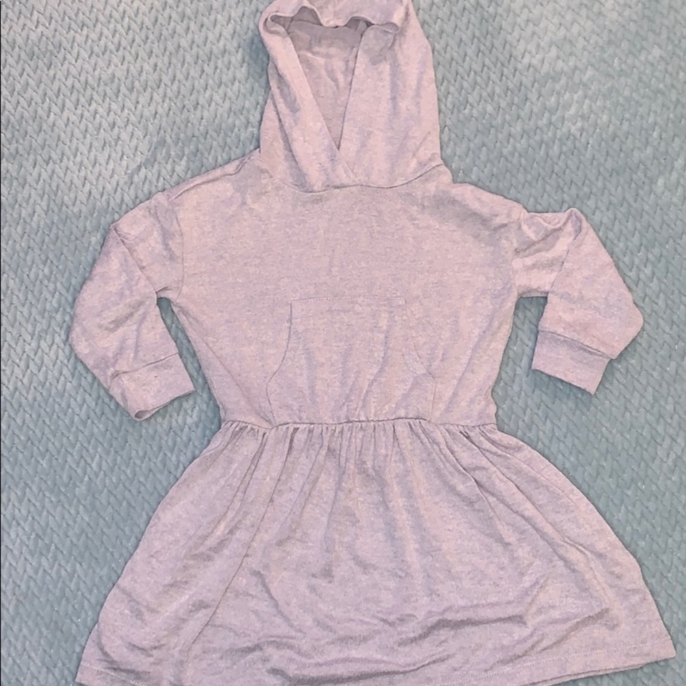 Toddler jersey knot sweater dress